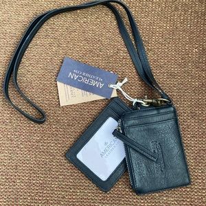American Leather Co. Clarice Multi-Wallet Lanyard